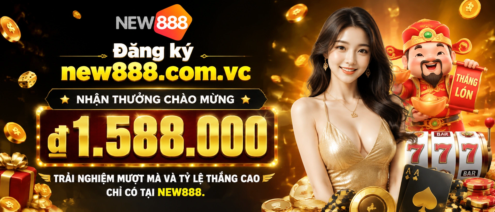 NEW888 slot game banner