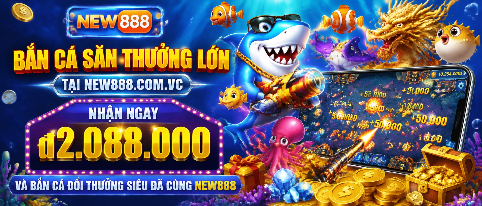 Bắn Cá NEW888 mobile web responsive design